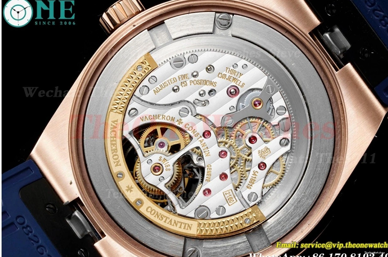 BBR RU Overseas Tourbillon ref Stk 6000V Blue RG 0318